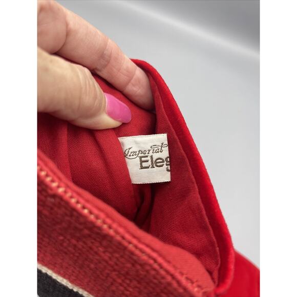 Imperial Elegance Wool Needlepoint Christmas Stocking Old World Santa w/Baby 20" - Picture 7 of 9